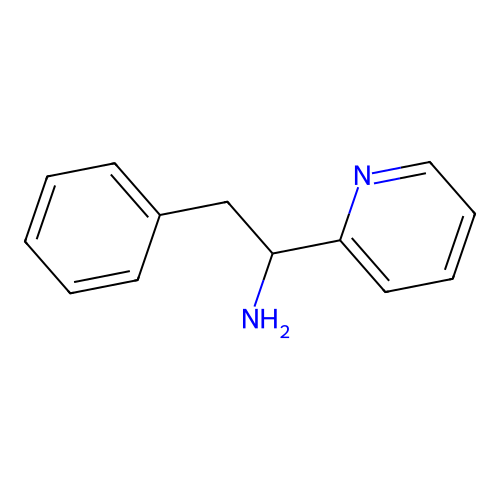 2-Phenyl-1-(pyridin-2-yl)ethan-1-amine structure