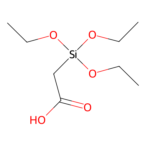 Carboxymethyltriethoxysilane structure