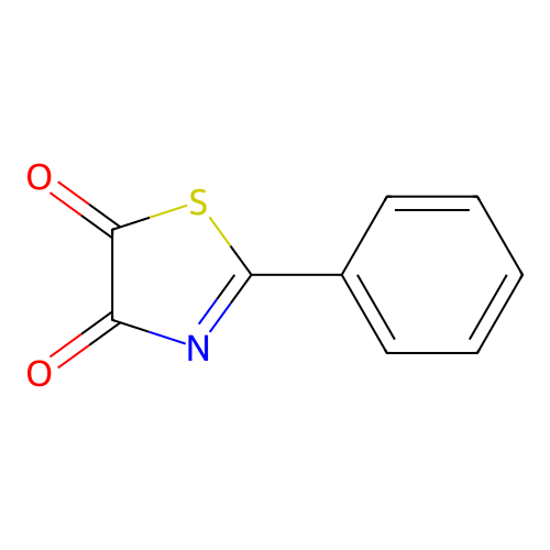2-Phenylthiazoline-4,5-dione structure