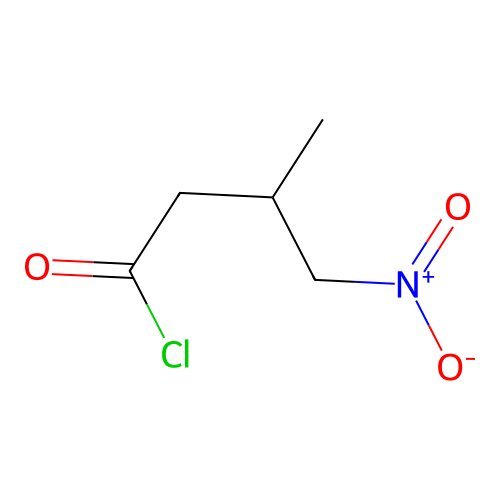 3-Methyl-4-nitrobutanoyl chloride structure