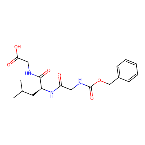 Z-Gly-Leu-Gly-OH structure