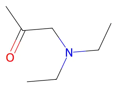 (Diethylamino)acetone structure