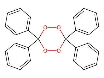 1,2,4,5-Tetroxane, 3,3,6,6-tetraphenyl- structure