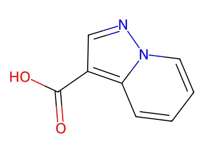 Pyrazolo(1,5-a)pyridine-3-carboxylic acid structure