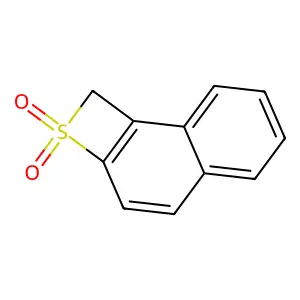 1H-naphtho[2,1-b]thiete 2,2-dioxide structure
