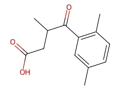 4-(2,5-Dimethylphenyl)-3-methyl-4-oxobutanoic acid structure