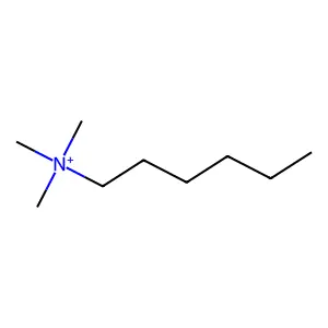 Hexyltrimethylammonium structure
