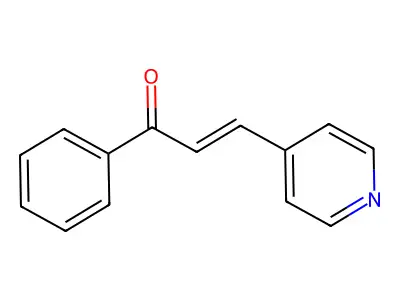 1-Phenyl-3-pyridin-4-ylprop-2-en-1-one structure