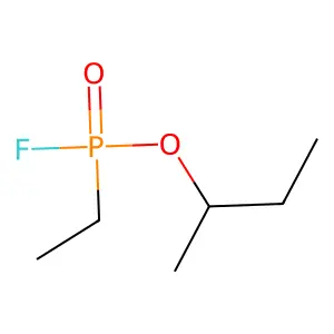2-Butyl ethylphosphonofluoridate structure