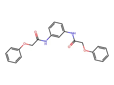 2-Phenoxy-N-[3-(2-phenoxyacetamido)phenyl]acetamide structure