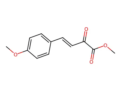 Methyl 4-(4-methoxyphenyl)-2-oxo-3-butenoate structure
