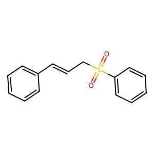 [(3-Phenyl-2-propen-1-yl)sulfonyl]benzene structure