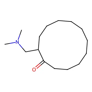 2-[(Dimethylamino)methyl]cyclododecan-1-one structure
