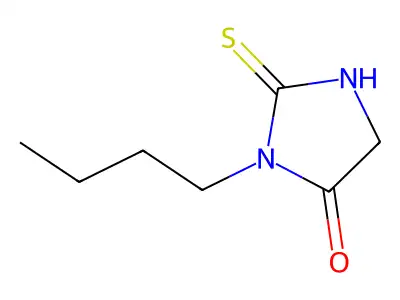 3-Butyl-2-thioxoimidazolidin-4-one structure