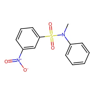 N-Methyl-3-nitro-N-phenylbenzenesulfonamide structure
