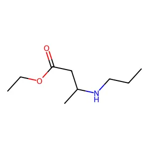 Ethyl 3-(propylamino)butanoate structure