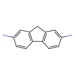 2,7-Diiodo-9H-fluorene structure
