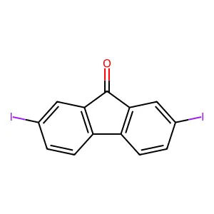 2,7-Diiodo-fluoren-9-one structure
