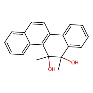 5,6-Dimethylchrysene-5,6-diol structure