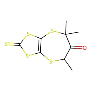5,5,7-Trimethyl-2-thioxo-5H-[1,3]dithiolo[4,5-b][1,4]dithiepin-6(7H)-one structure
