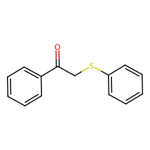 苯甲酰甲基苯基硫醚 structure