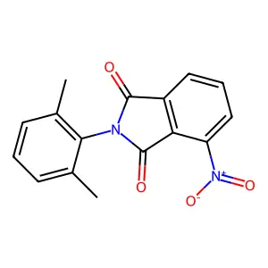 2-(2,6-Dimethylphenyl)-4-nitroisoindole-1,3-dione structure