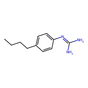 N-(4-butylphenyl)guanidine structure