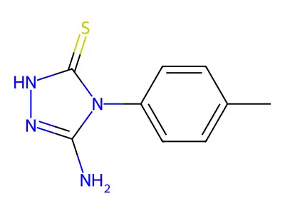 3H-1,2,4-Triazole-3-thione, 5-amino-2,4-dihydro-4-(4-methylphenyl)- structure