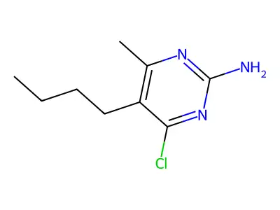 4-Chloro-6-ethyl-5-methylpyrimidin-2-amine structure
