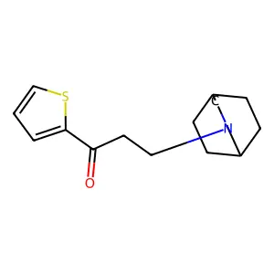 3-(3-Azabicyclo[3.2.2]non-3-yl)-1-(2-thienyl)-1-propanone structure