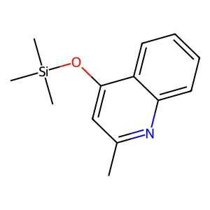 2-Methyl-4-((trimethylsilyl)oxy)quinoline structure