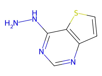 4-Hydrazinothieno[3,2-d]pyrimidine structure