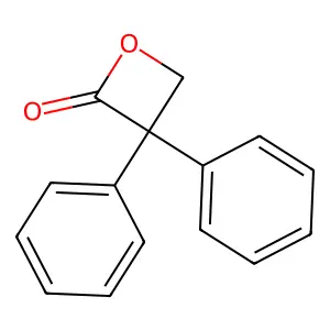 3,3-二苯基-2-氧杂环丁酮 structure