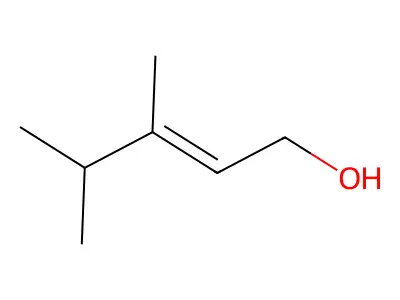 2-Penten-1-ol, 3,4-dimethyl-, (E)- structure