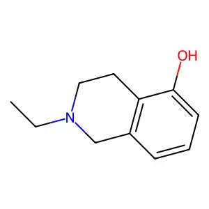 2-Ethyl-1,2,3,4-tetrahydro-5-isoquinolinol structure