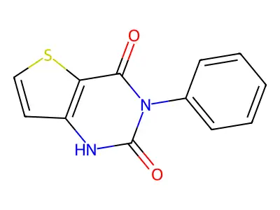 3-phenylthieno[3,2-d]pyrimidine-2,4(1H,3H)-dione structure