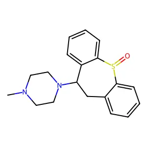 Piperazine, 1-(10,11-dihydrodibenzo(b,f)thiepin-10-yl)-4-methyl-, S-oxide structure