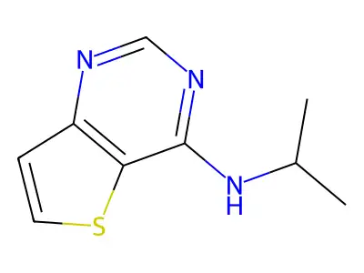 N-isopropylthieno[3,2-d]pyrimidin-4-amine structure