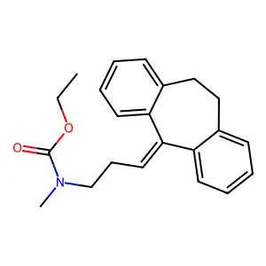 去甲替林氨基甲酸乙酯 structure