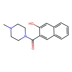 3-[(4-Methylpiperazin-1-yl)carbonyl]-2-naphthol structure