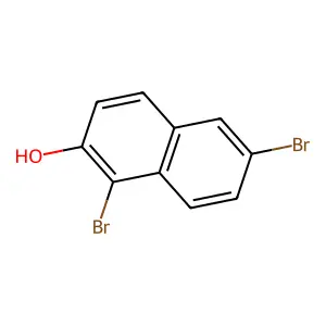 2-Naphthol, 1,6-dibromo- structure
