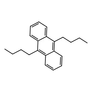 9,10-Dibutylanthracene structure