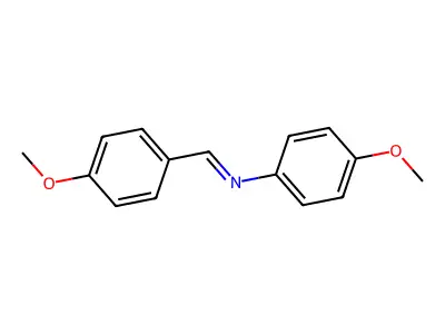 N-(4-Methoxybenzylidene)-4-methoxyaniline structure