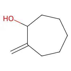 2-Methylidenecycloheptan-1-ol structure