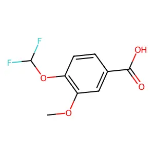 4-(Difluoromethoxy)-3-methoxybenzoic acid structure