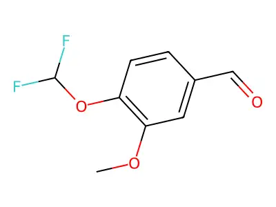 4-(Difluoromethoxy)-3-methoxybenzaldehyde structure