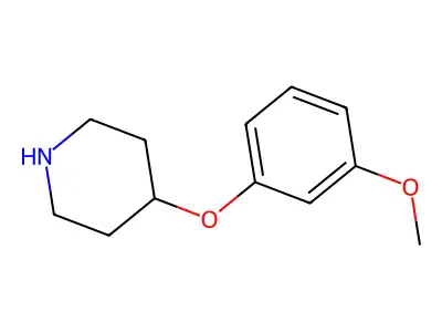 4-(3-Methoxyphenoxy)piperidine structure