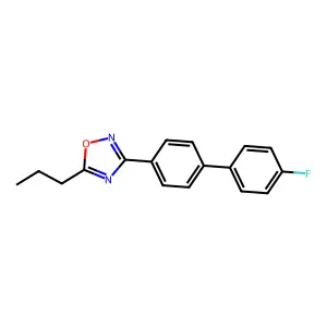 3-(4'-Fluorobiphenyl-4-yl)-5-propyl-1,2,4-oxadiazole structure