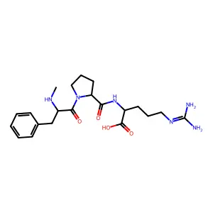 N-methylphenylalanyl-prolyl-arginine structure