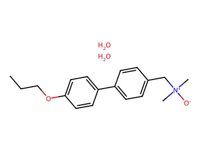 4'-propoxybiphenyl-4-methyl-N,N-dimethylamineoxide structure